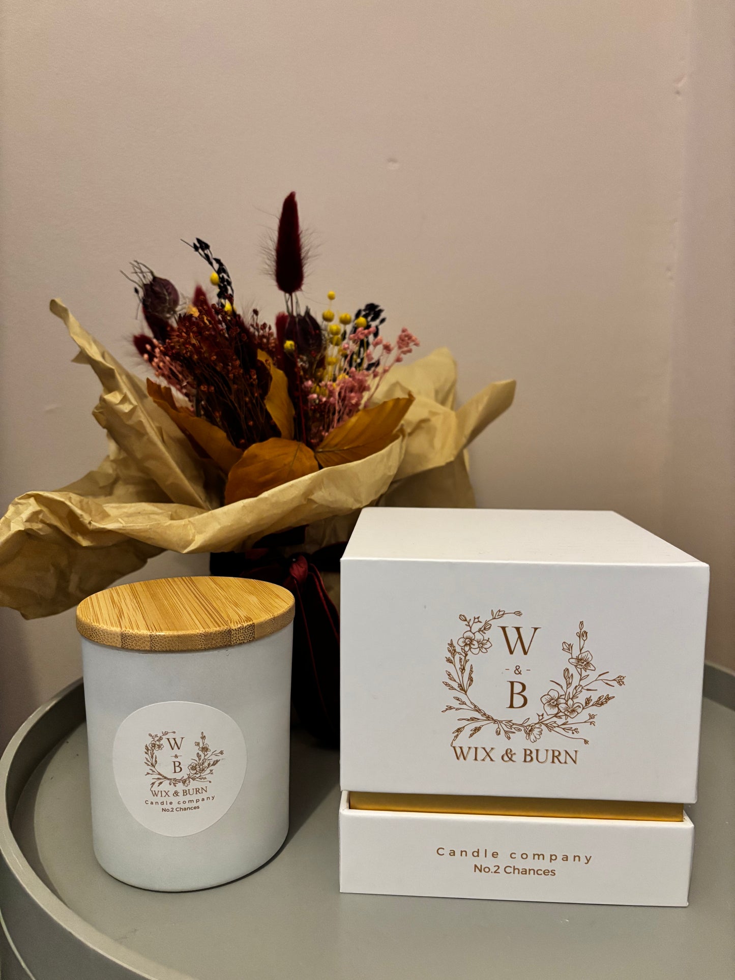 No. 2 Chance – Elegant Floral Luxury Soy Candle